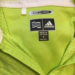 Adidas Lime green golf shirt